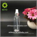 Bouteille de pompe de sérum de lotion de récipient en plastique clair cosmétique 100ml pour l&#39;emballage
